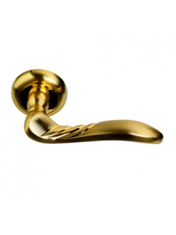 Ручка дверная "Пиза", матовое золото